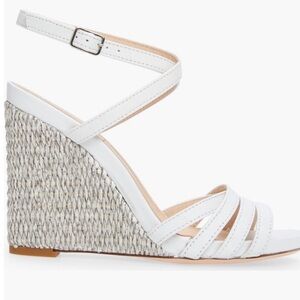 NEW AGL Dora Leather Ankle Strap Wedge Sandals